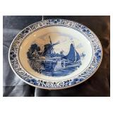 Blue Delfts charger , 12 inches wide