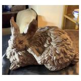 Ceramic bunny, 15 inches long