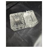 Crystal ash trays tobacco container