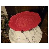 Red platter
