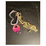 Pair of necklace and earrings sets