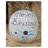 Harvest blessings pumpkin