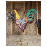 Multi colored rooster