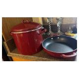 Paula Deen stock pot and 12 inch pan