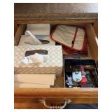 Contents of drawer