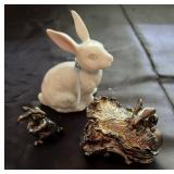 Rabbit trinket and other rabbits