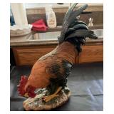 Decorative plastic rooster