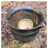 Three footed Cast iron pot