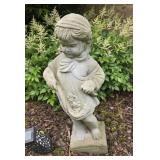 Baby girl statue