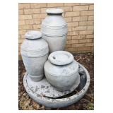 Grouping of outdoor decor