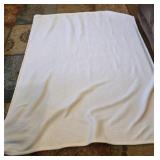 White small wool blanket