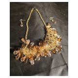 Necklace and earrings