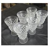 6 America Fostoria stems 5.25 inches tall