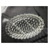 3 way divided oval bowl