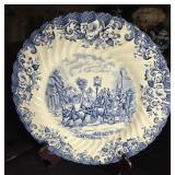 Johnson Brothers ironstone plate colonial scenes