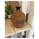 Pottery piece, 12 inches tall