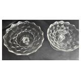 Pair of American Fostoria stems