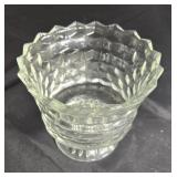 American Fostoria vase 5.5 tall by 6 inches