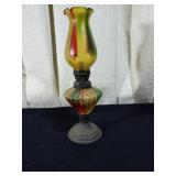 Gorgeous colored oil lamp from 1972 approx 10