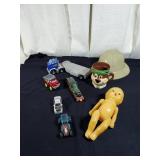 Vintage Yogi Bear cup & other toys