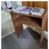 Storage shelf plus readers digest collection