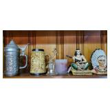 Steins, Indians and misc