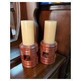 Quite unusual handmade candleholders