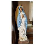 Our Lady statue approx 17 inches tall