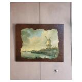 Windmill print approx size is 24 x 19 inches