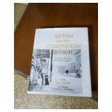 Sitting on the courthouse Bench Grundy VA