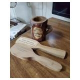 Hillbilly coffee mug and pair of bald mans