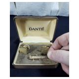Dante cufflinks and tie tack