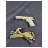 Carpentry and gun belt buckles