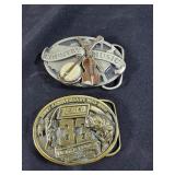 Zebco & Country Music belt buckles