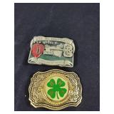 Key to happiness & 4H belt buckles