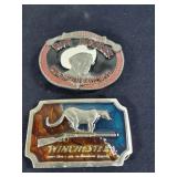Roy Rogers & Winchester belt buckles
