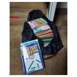 Duffel bag of books