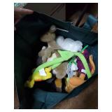 Bag of stuffed animals