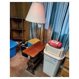 Magazine rack table lamp approx size is 57 inches