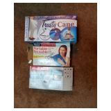 Carbon monoxide alarm heating pad and trusty cane