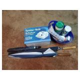 3 umbrellas, Nebulizer and misc