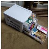 Storage unit full of office supplies