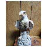 Bald Eagle music box figurine approx 9 inches
