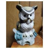 Owl music box figurine