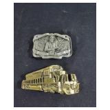 Smith & Wesson plus train belt buckles