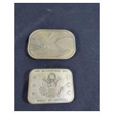 American Eagle & Bicentennial belt buckles