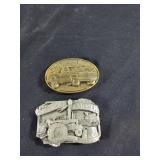 Chevy & American Farmer belt buckles