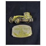 WWII and equipment belt buckles