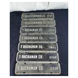 Super rare Buchanan County license plates