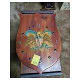 Shield shaped Clock handmade